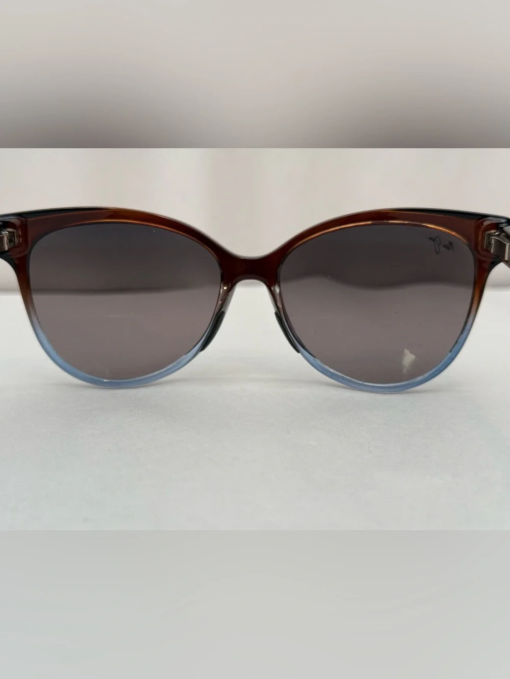 NEW - Maui Jim Olu Olu Brown & Blue Frame with Grey Polarized Lenses